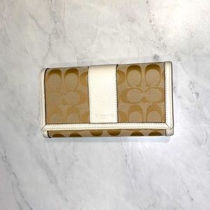 Coach Wallet with Checkbook Cover